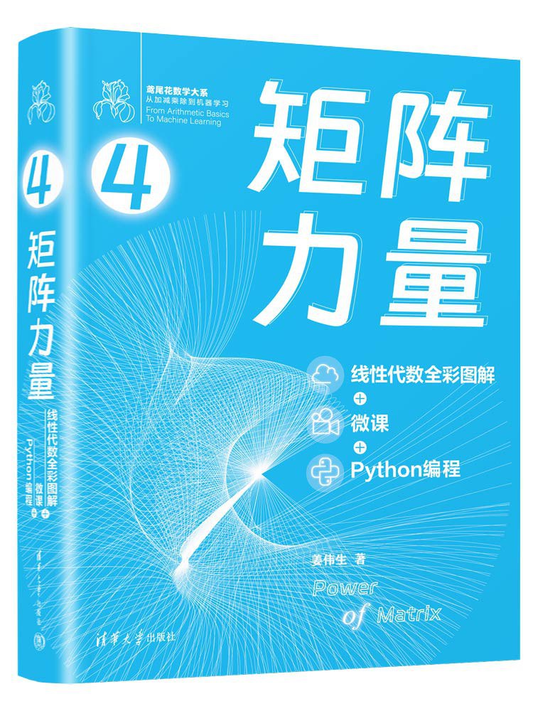 矩阵力量 : 线性代数全彩图解+微课+Python编程