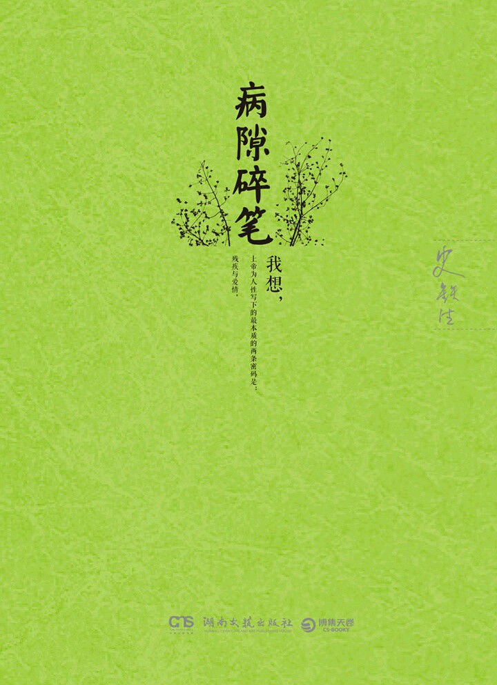 病隙碎笔封面图